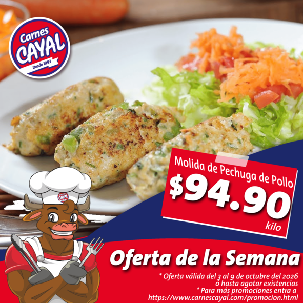 Oferta de Molida De Pechuga De Pollo.
