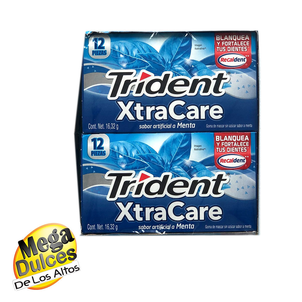 TRIDENT XTRACARE MENTA 13.6 GRS
