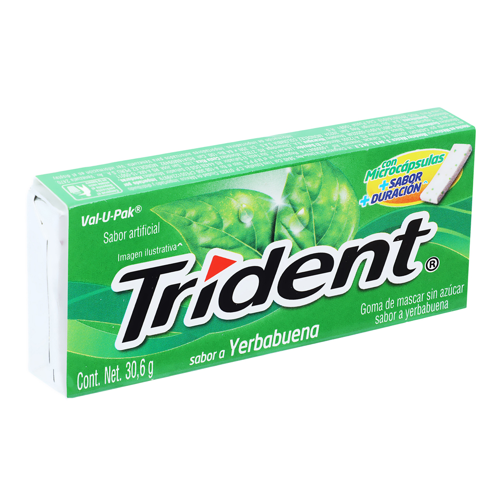 TRIDENT XTRACARE YERBABUENA 13.6 GRS