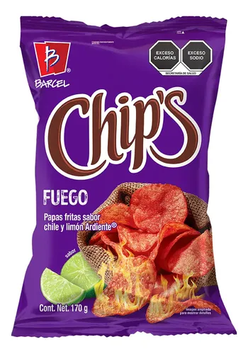 CHIPS FUEGO 62 GR CHILE Y LIMON
