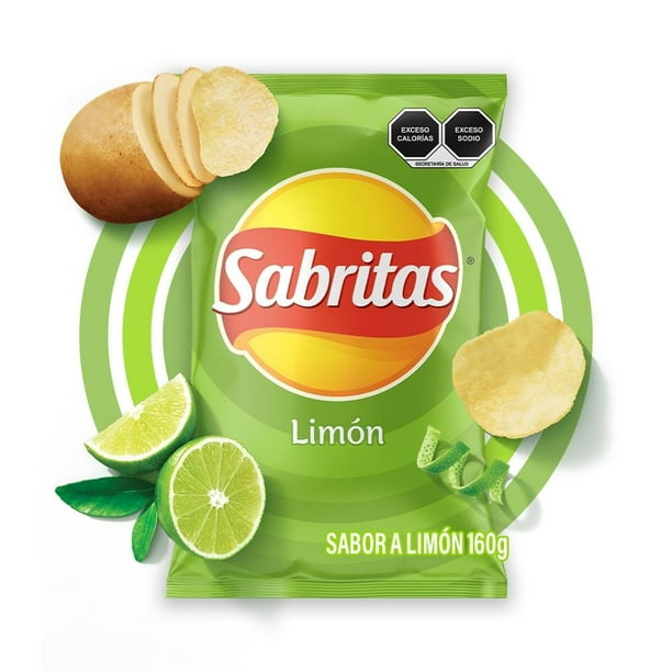 SABRITAS  PAPAS LIMON 42 GR
