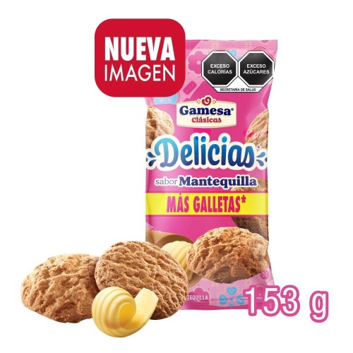 GALLETAS DELICIOSA CLASICA GAMESA DE 153 GR