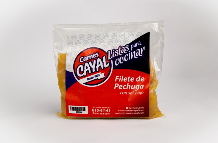 FILETE DE PECHUGA CON SAL Y AJO